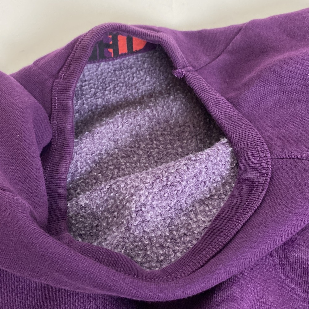 FREE CITY Sweatshirt Giant Open Hand Raglan in Purple women’s Size S - Picture 8 of 10